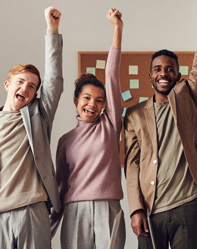 Youth leaders collaborating on community projects in Kenya