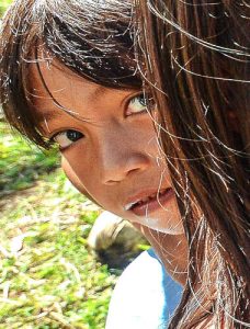 Young activists discussing climate action strategies